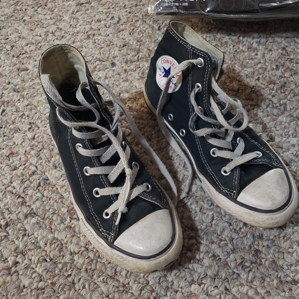 Used black Converse Chuck Taylor Allstars high top